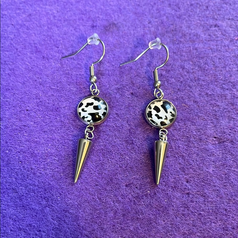 Cow print Dangle Earrings